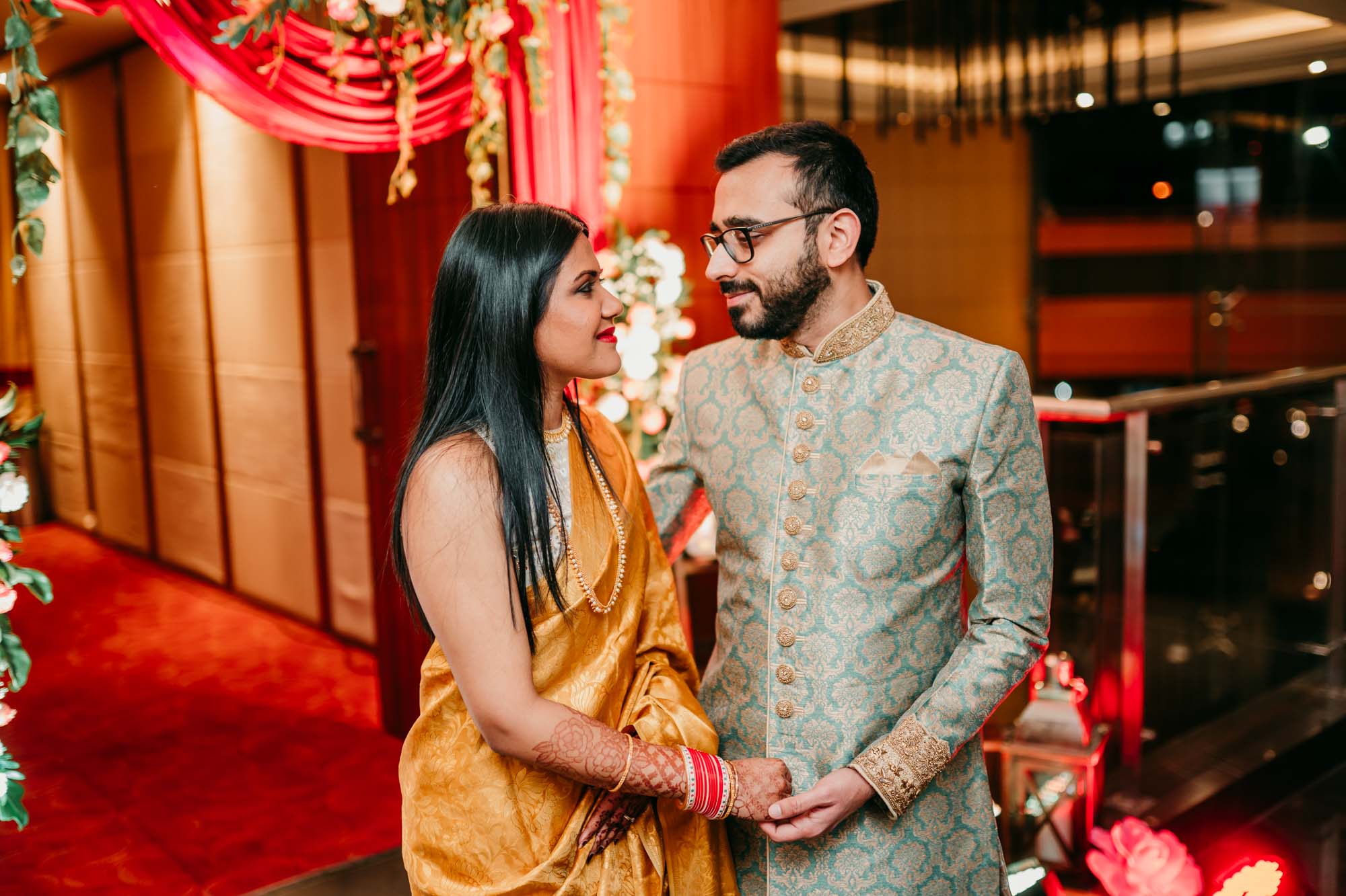 Monica & Saurabh Reception — Wedding photography by SunGlam Films